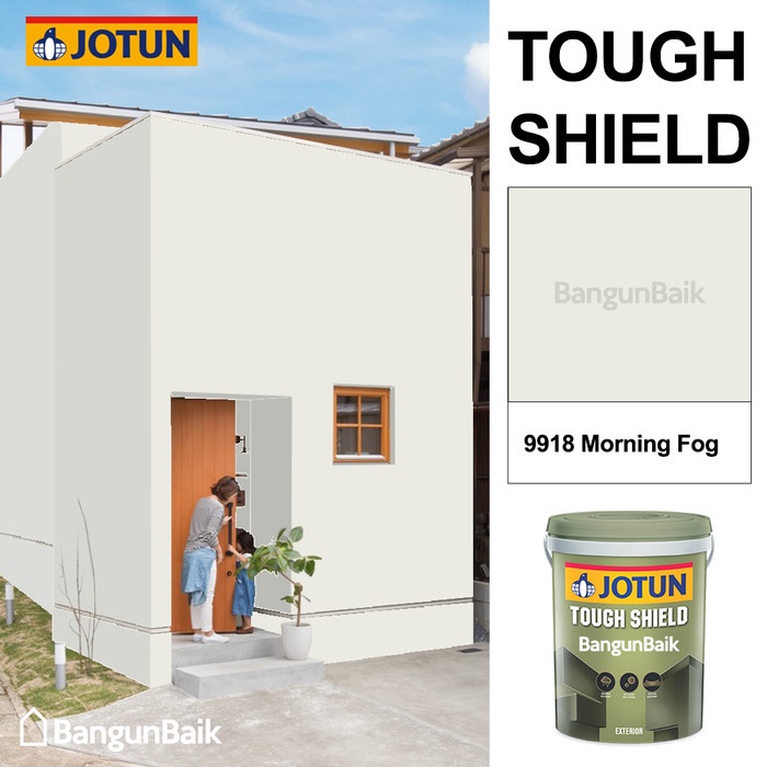 Jual Jotun Tough Shield 9918 Morning Fog Cat Exterior Shopee Indonesia