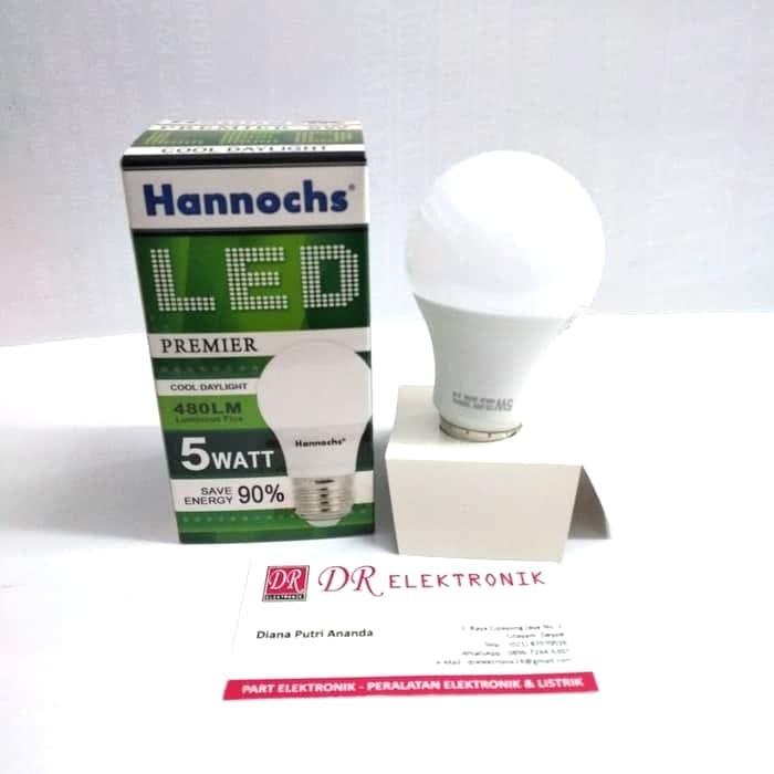 Jual Lampu LED Premium Hannochs Hannoc Hanoc 5w 5watt 5 Watt White