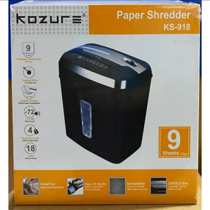 Jual Paper Shredder Kozure Ks Ori Cross Cut Mesin Penghancur