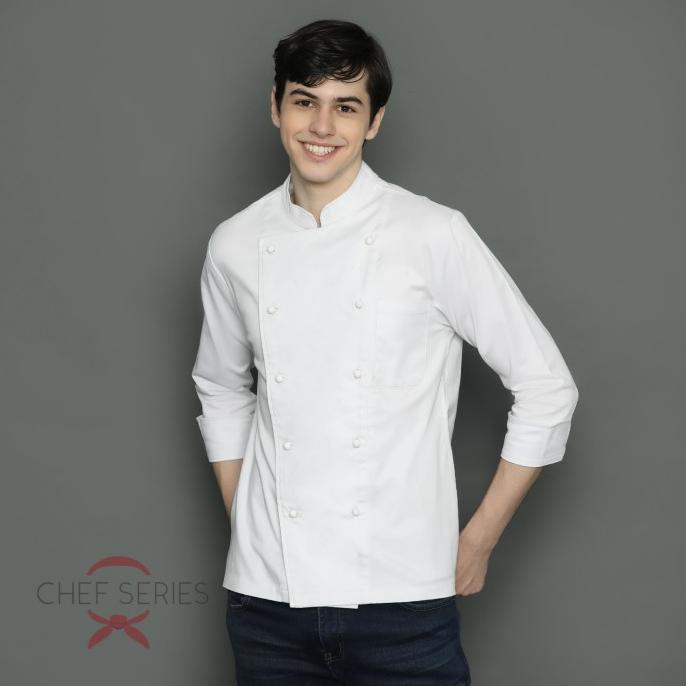 Jual Chef Series Classic Series Tangan Panjang Baju Koki Putih