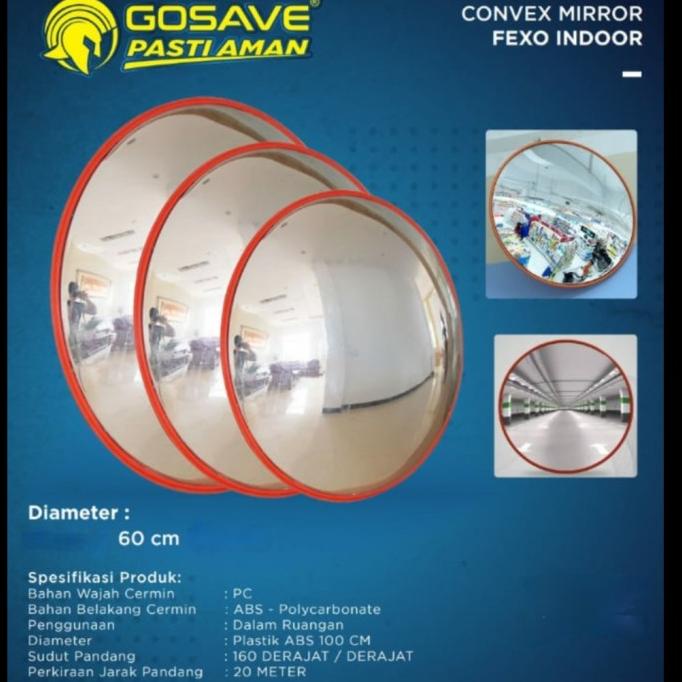 Jual Convex Mirror Cm Indoor Kaca Cembung Safety Jalan Tikungan