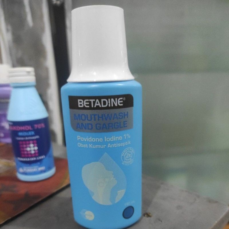 Jual Betadine Mouthwash And Gargle 190 Ml Shopee Indonesia