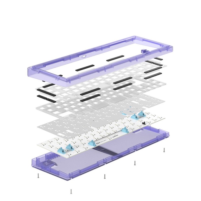 Jual Ciy Gas 67 Gasket Mount Mechanical Keyboard Rgb Barebone Kit