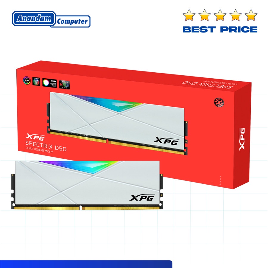 Jual Adata Xpg Spectrix D White Ddr Gb X Gb Rgb Mhz Shopee