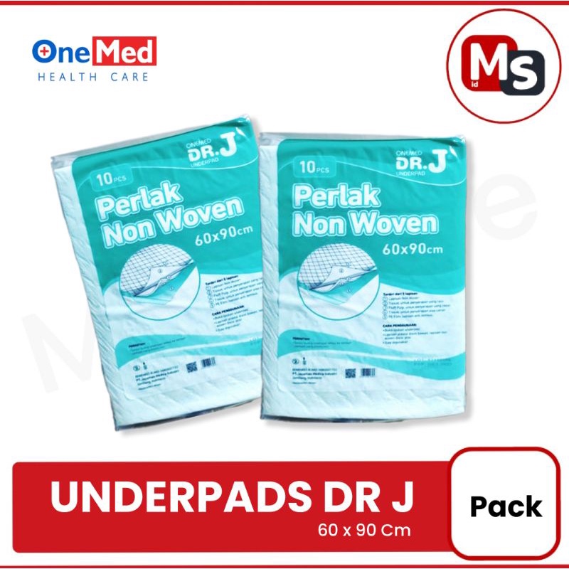 Jual Underpad Dr J Perlak Alas Popok X Cm Onemed Isi Pcs