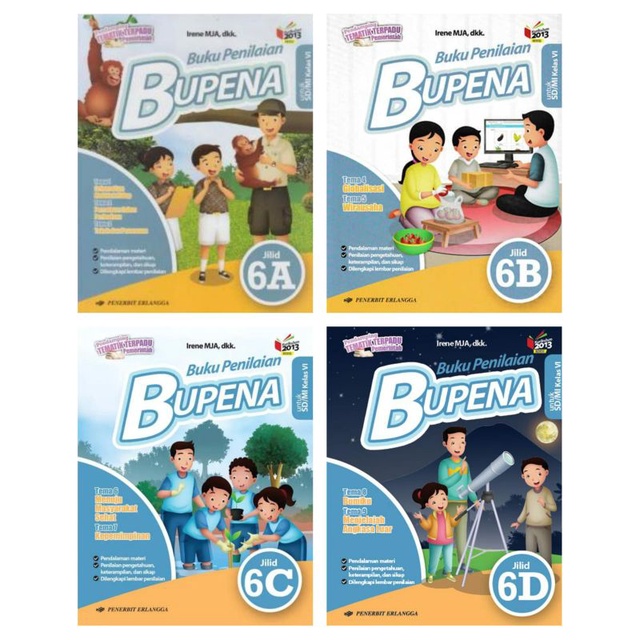 Jual Buku Penilaian BUPENA Jilid 6A 6B 6C 6D Shopee Indonesia