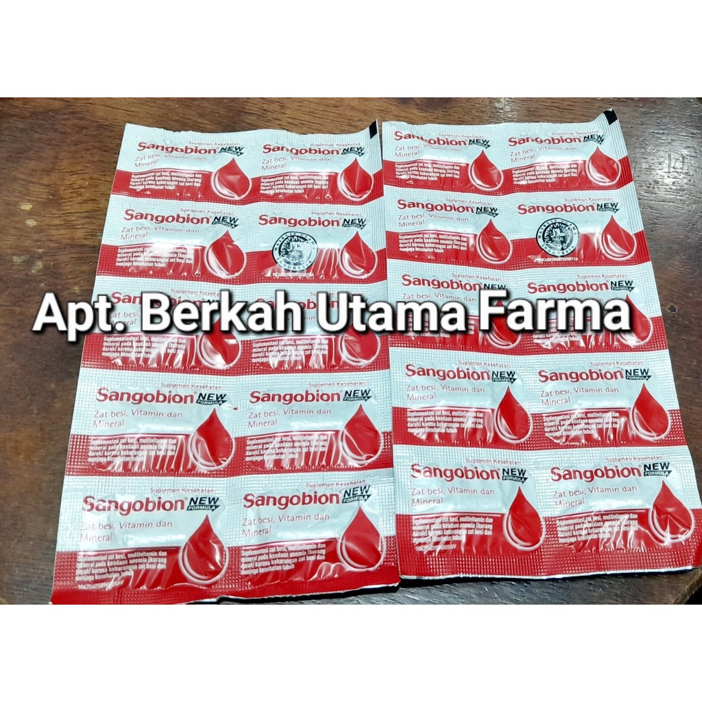 Jual Sangobion Strip 10 Kapsul Penambah Darah Shopee Indonesia