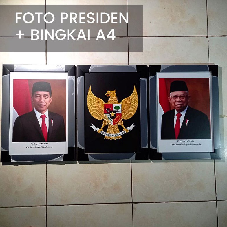 Jual Jual Foto Presiden Wakil Presiden Dan Garuda Pancasila