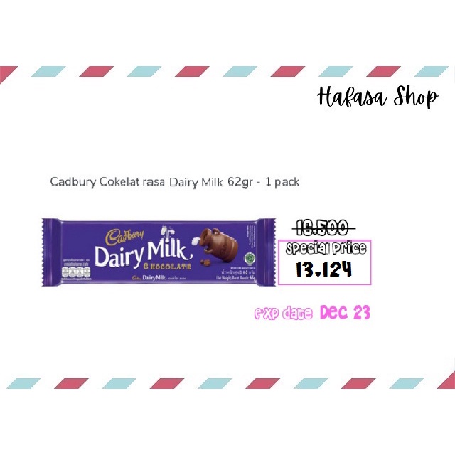 Jual Cadbury Dairy Milk Gram Shopee Indonesia