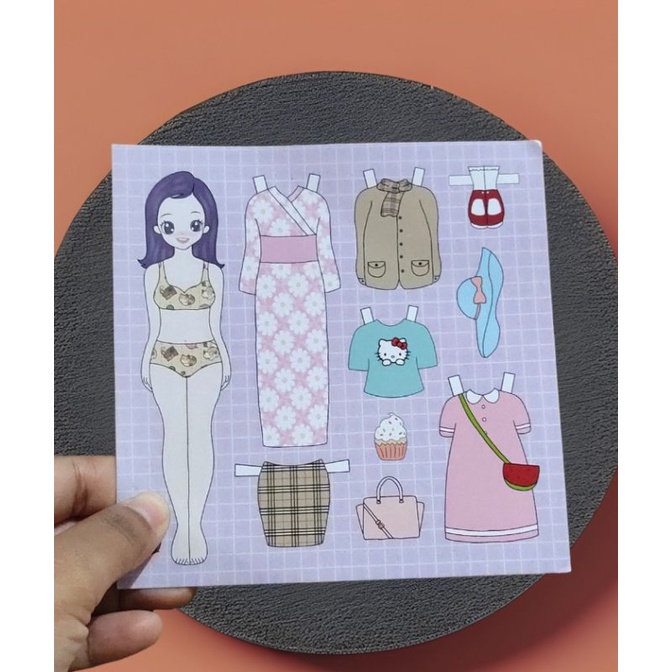 Jual KIYOWO BP BPAN BEPEAN MAINAN ORANG ORANGAN PAPER DOLL MAINAN