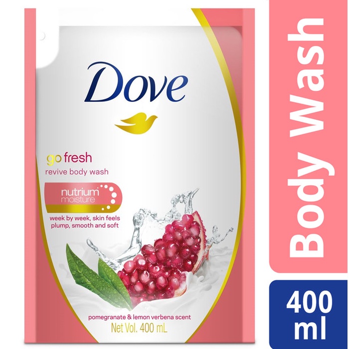 Jual Dove Body Wash Go Fresh Revive Refill 400Ml Shopee Indonesia