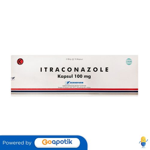 Jual ITRACONAZOLE BERNOFARM 100 MG BOX 30 KAPSUL Shopee Indonesia