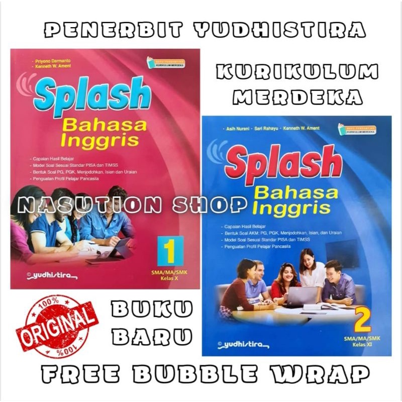 Jual Buku Splash Bahasa Inggris Kelas Sma Yudhistira