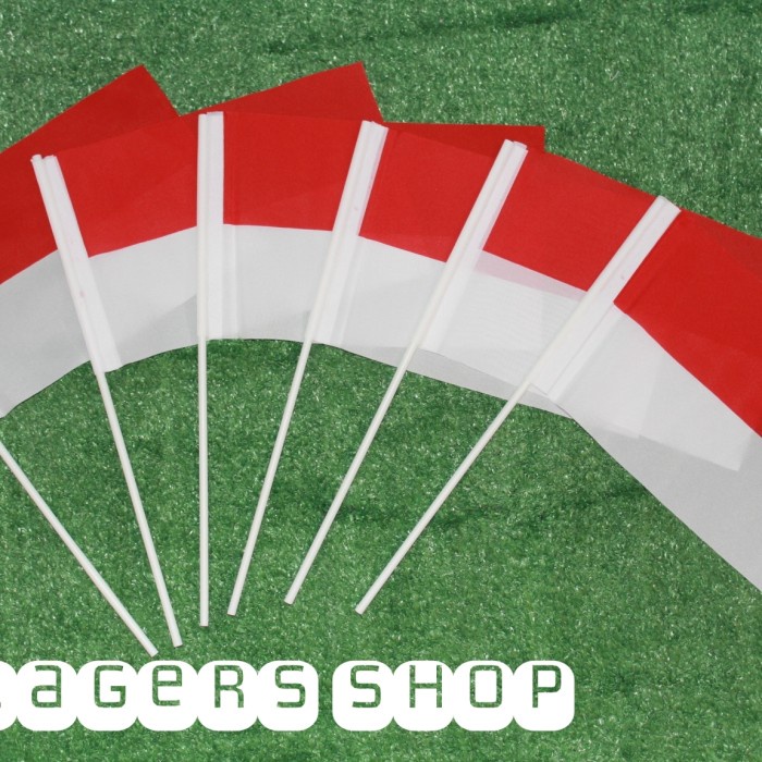 Jual Pcs Bendera Pawai Kecil Bendera Stik Merah Putih Shopee