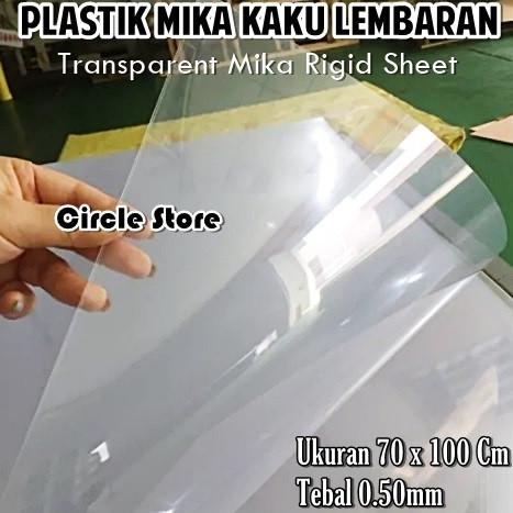 Jual Plastik Mika Kaku Transparan Lembaran Pvc Rigid Sheet X Cm