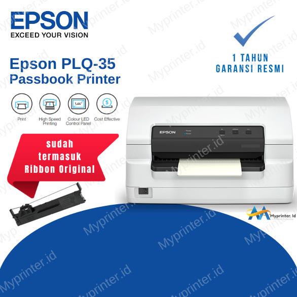 Jual Printer Epson Dotmatrix Passbook Plq 35 Plq35 Plq 35 Penganti