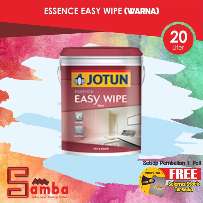 Jual Jotun Easy Wipe Semua Warna Ltr Jotun Cat Tembok Interior