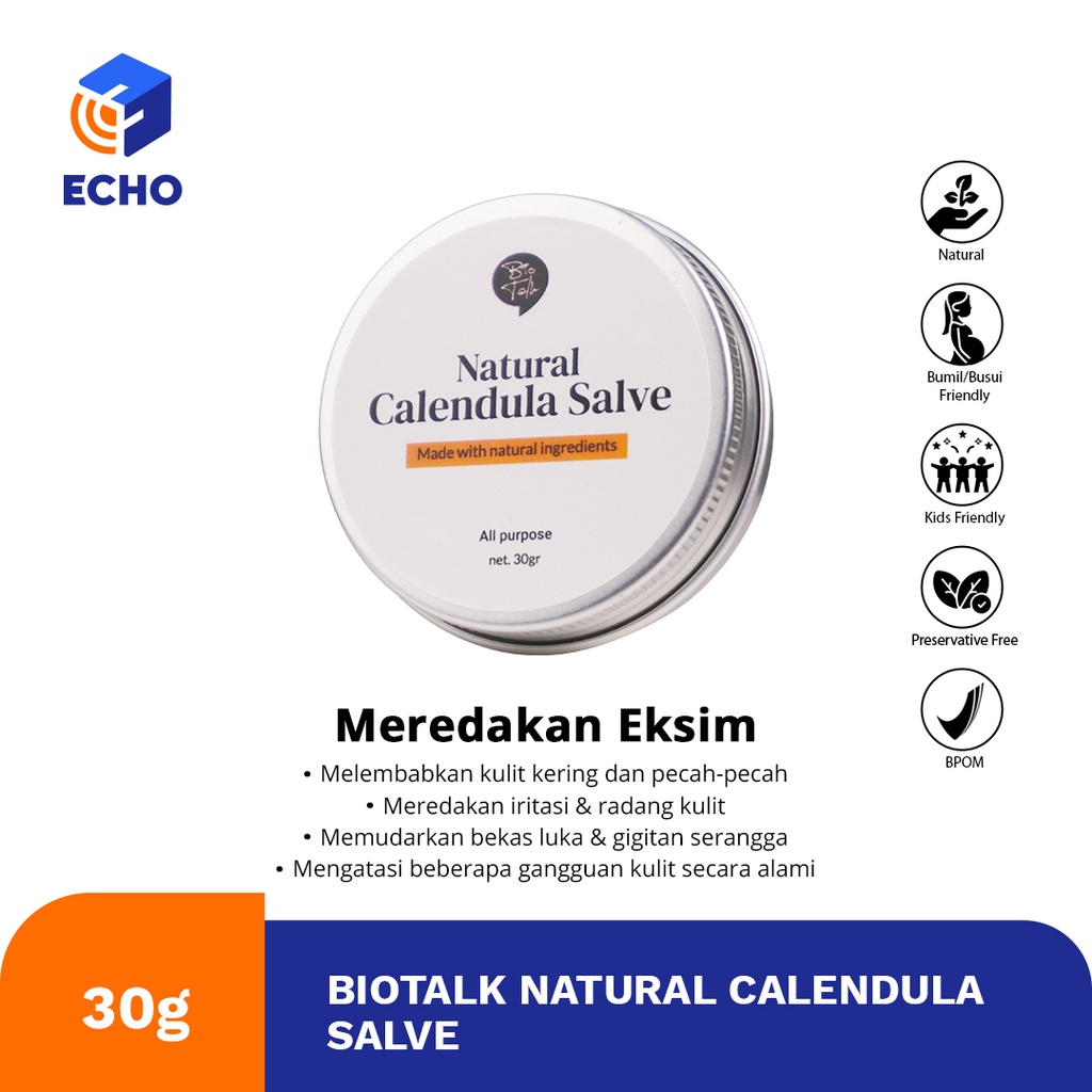 Jual Biotalk Calendula Salve Herbal Natural Salep Natural Gr