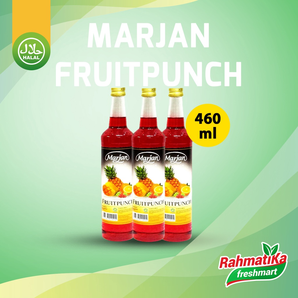 Jual Marjan Boudoin Sirup Rasa Fruit Punch 460 Ml Btl Shopee Indonesia