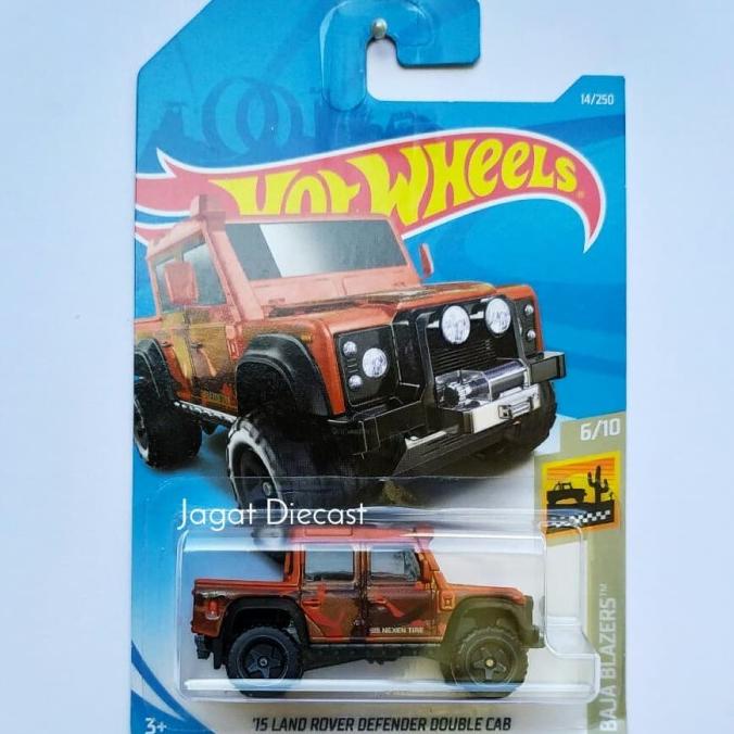 Jual Hot Wheels 15 Land Rover Defender Double Cab Skala 64 Shopee