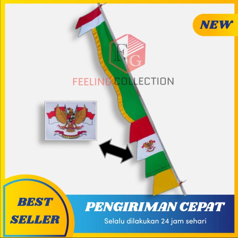 Jual P Umbul Umbul Kuda Laut Merah Putih Bendera Hut Kemerdekaan