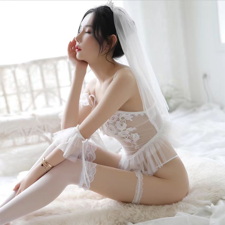 Jual Lingerie Wedding Sexy Bridal Shower Baju Tidur Costume Pengantin