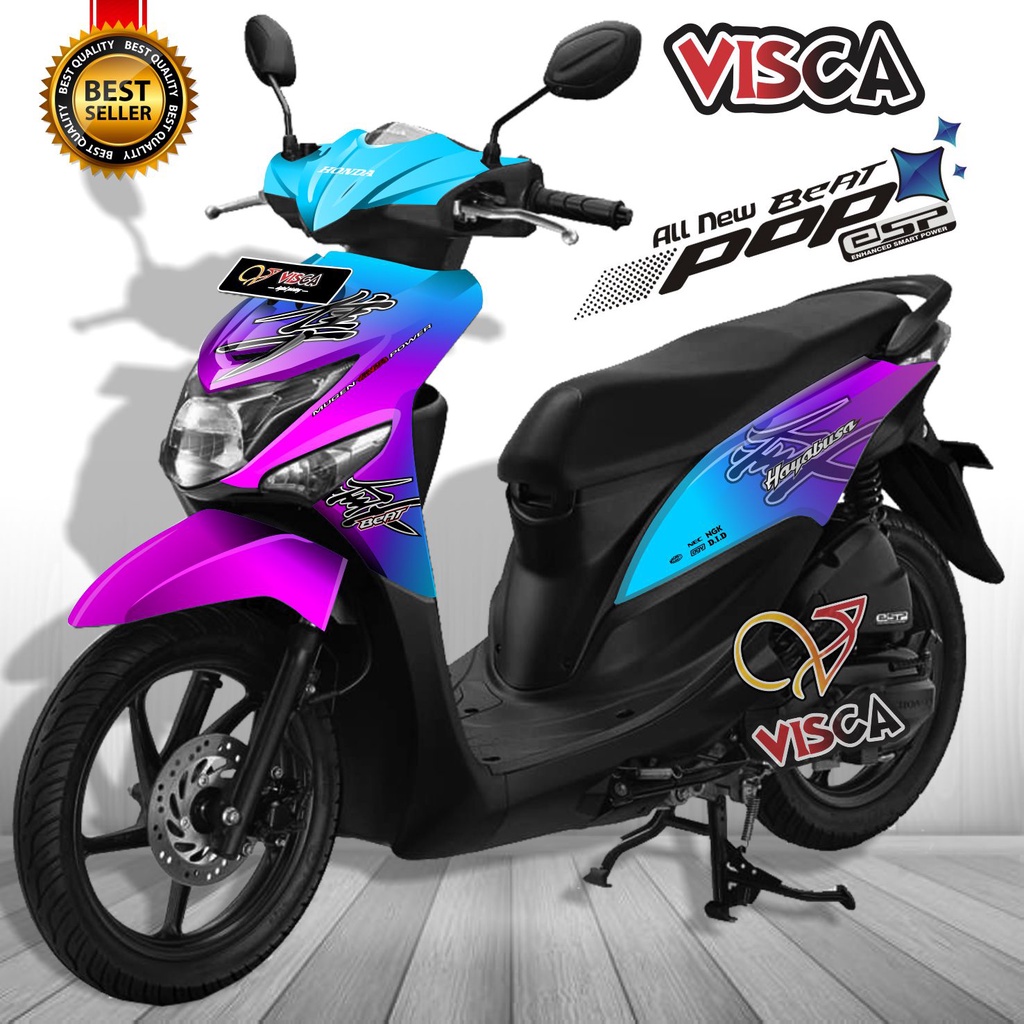 Jual Decal Beat Pop Full Body Stiker Beat Pop Variasi Full Body