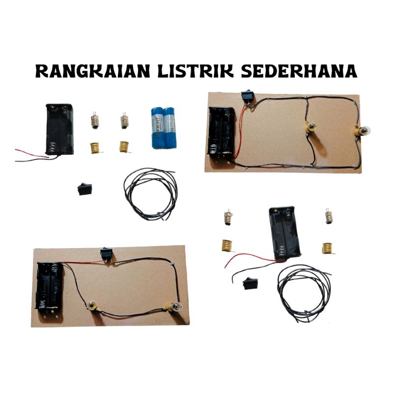 Jual Rangkaian Listrik Sederhana Untuk Praktek Rangkaian Listrik Seri