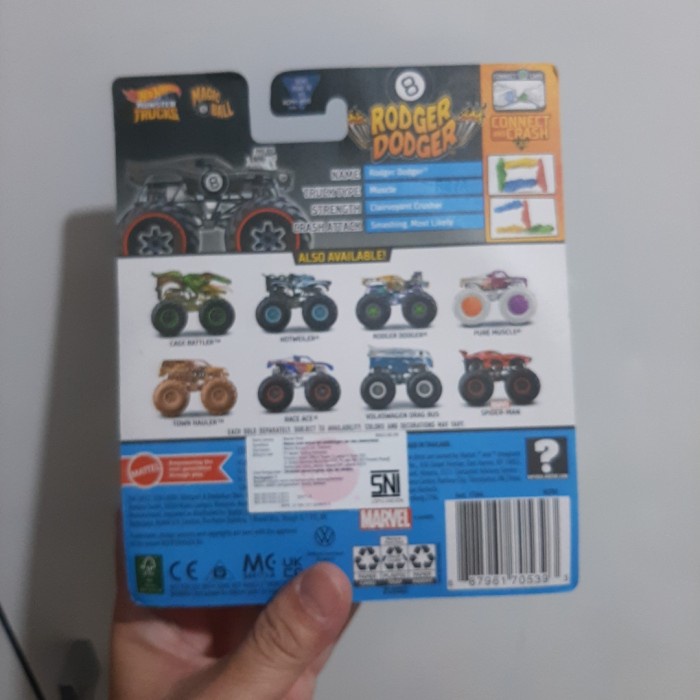 Jual MUST HAVE HOT WHEELS MONSTER TRUCKS RODGER DODGER TREASURE HUNT TERBARU Shopee Indonesia