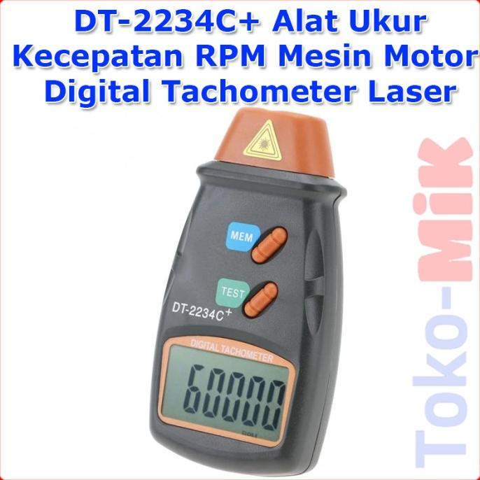 Jual Dt C Alat Ukur Rpm Kecepatan Motor Mesin Digital Tachometer