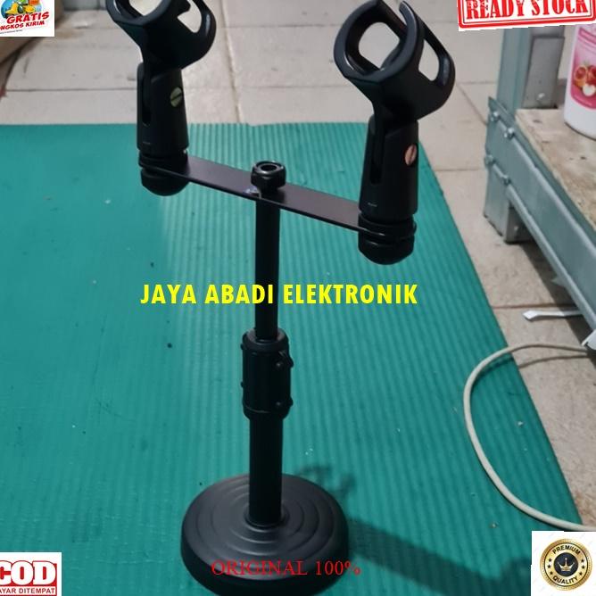 Jual Best Product ORIGINAL STAND MIC HOLDER CABANG 2IN1 TIANG MIK