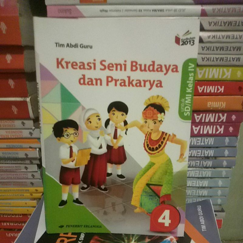 Jual Buku Kreasi Seni Budaya Dan Prakarya Kelas 4 SD Penerbit Erlangga