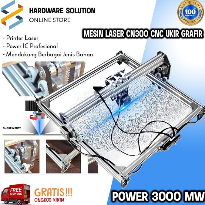 Jual Mesin Laser Cn Cnc Ukir Grafir Engraving Power Mw Engrave