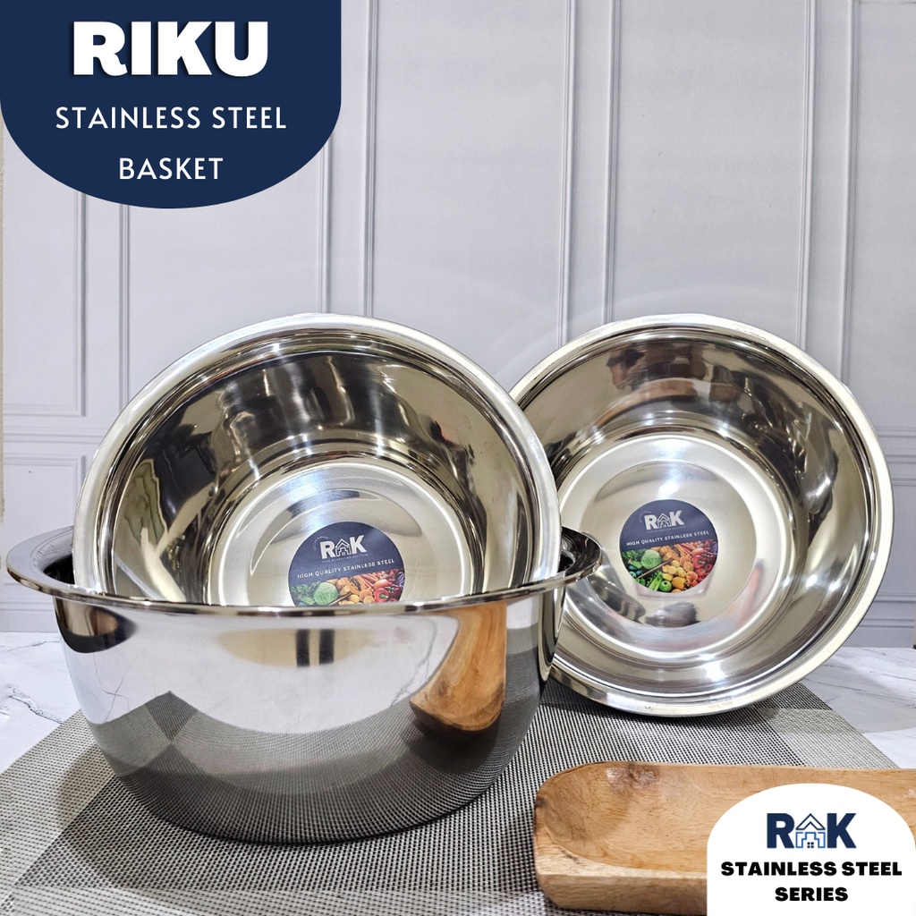 Jual Rak Riku Baskom Stainless Steel Cm Baskom Dapur