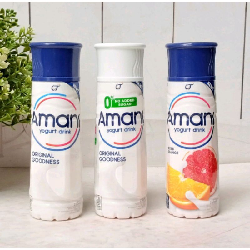 Jual Amani Yogurt Drink Botol 250ml Shopee Indonesia