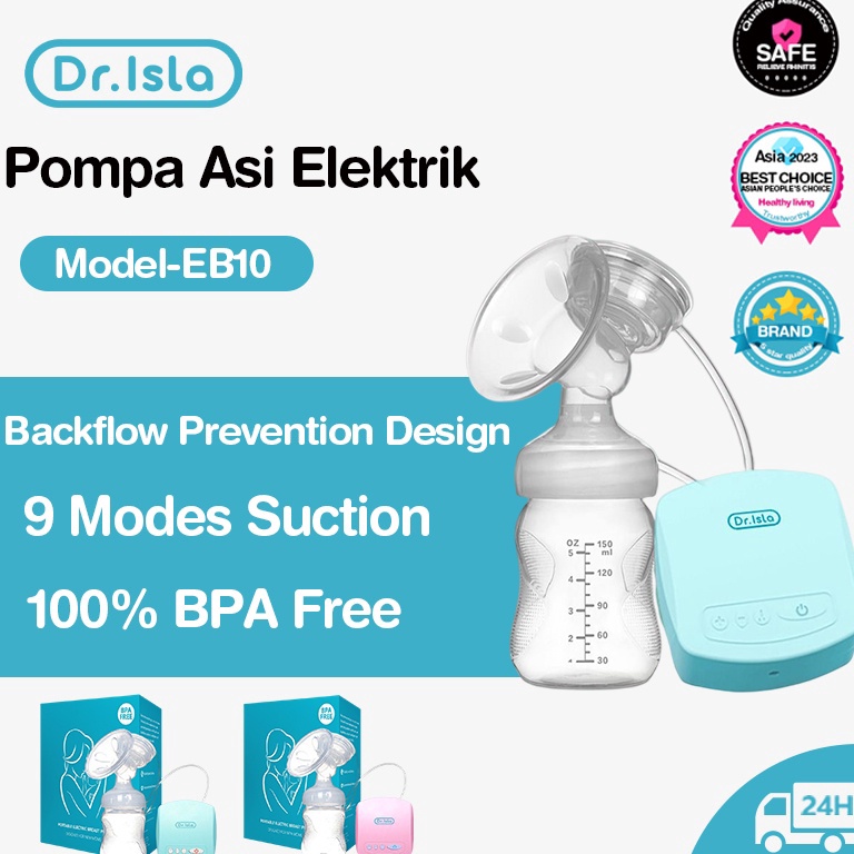 Jual Termurah Dr Isla Pompa Asi Elektrik Hisap Kuat Breastasi Bayi