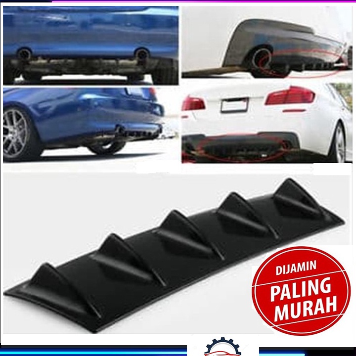 Jual REAR BODYKIT BUMPER DIFFUSER SPOILER UNIVERSAL WINGLET BUMPER