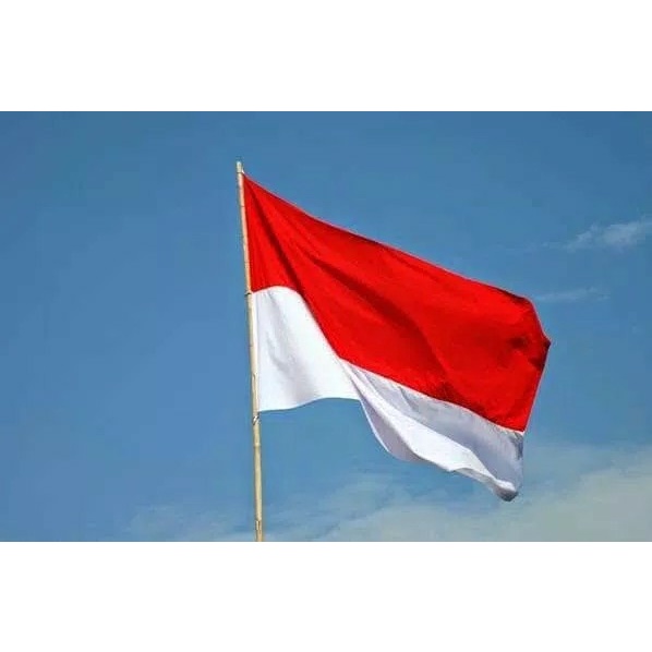 Jual BISA COD Bendera Merah Putih 80 X 120 Bhn Satin BENDERA CUSTOM