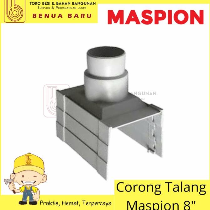 Jual Corong Talang Air 8 Inch Maspion Corong Talang Kotak 8 Maspion