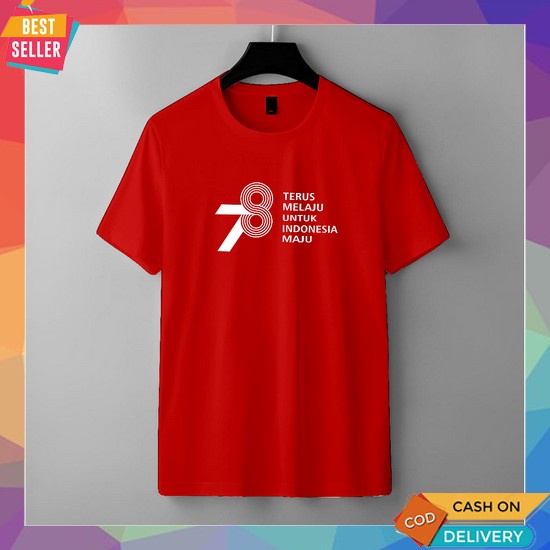 Jual Kaos Hut Ri Ke 78 Lengan Panjang Merah Putih Kaos Kemerdekaan