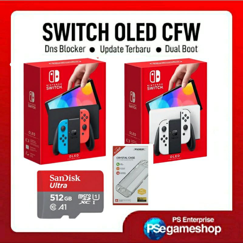 Jual Nintendo Switch Oled Cfw Full Game Gb Shopee Indonesia