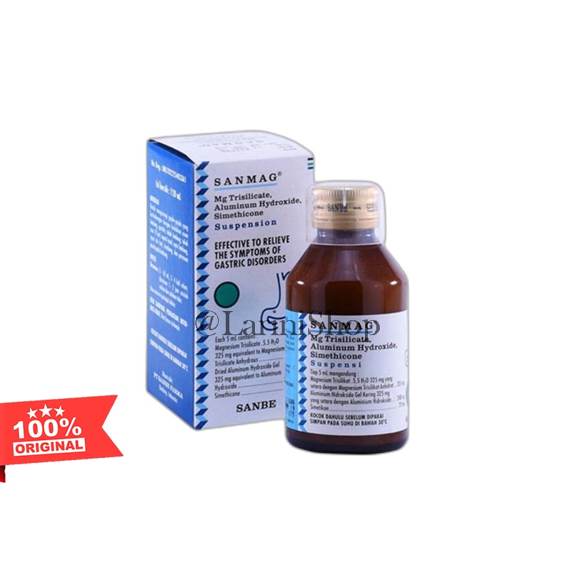 Jual Sanmag Sirup Ml Obat Lambung Dan Saluran Pencernaan Shopee