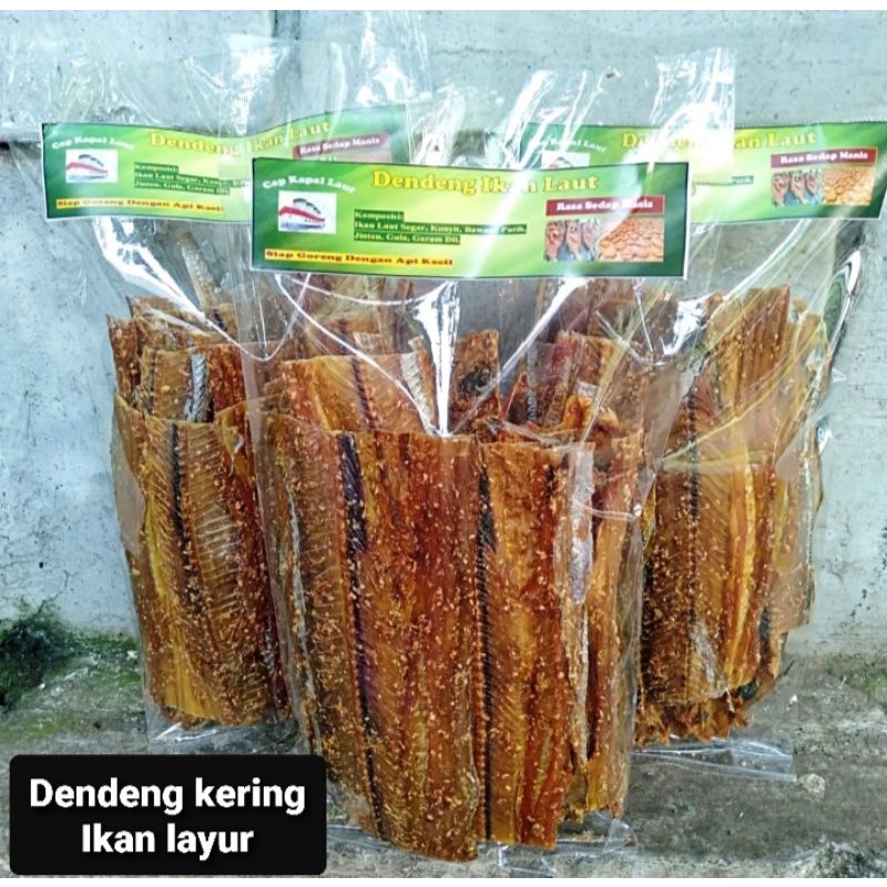 Jual Dendeng Ikan Manis Gurih Dendeng Kering Gr Shopee Indonesia