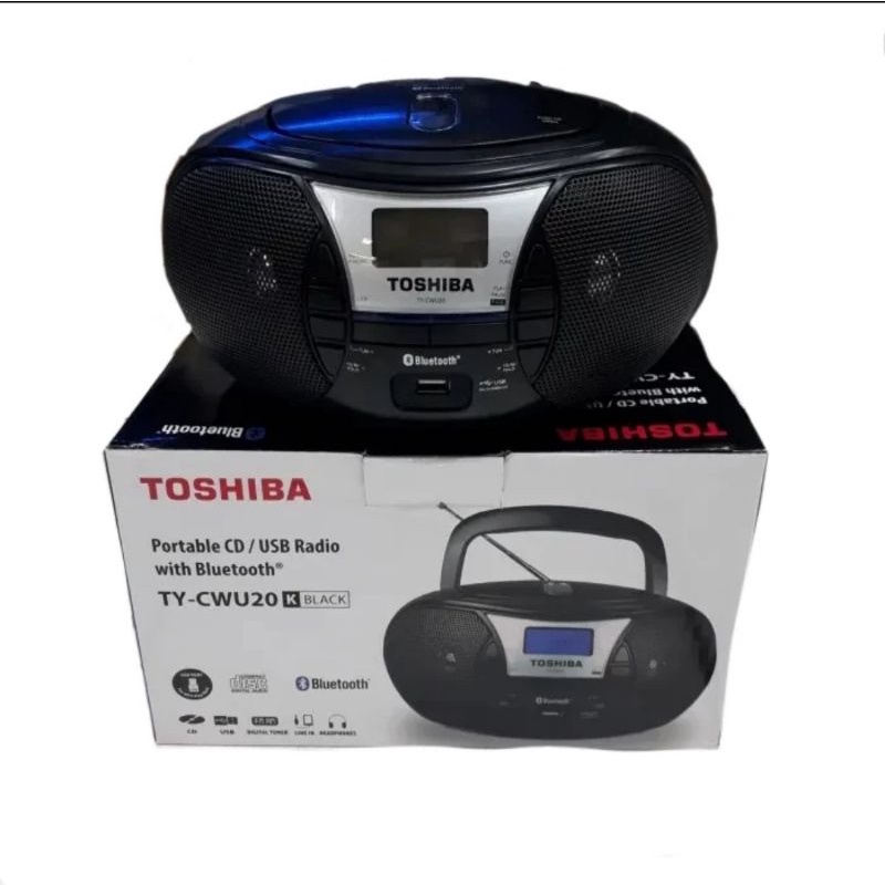 Jual Toshiba Radio Ty Cwu Mini Compo Bluetooth Portable Shopee