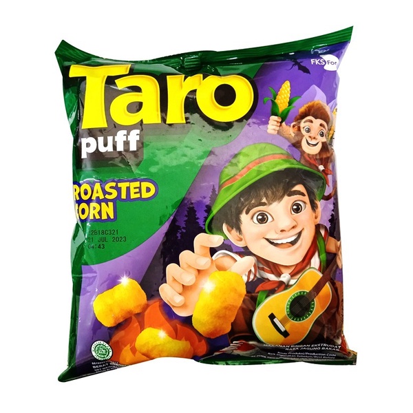 Jual SNACK TARO PUFF ROASTED CORN 60GR MAJU BERSAMA Shopee Indonesia