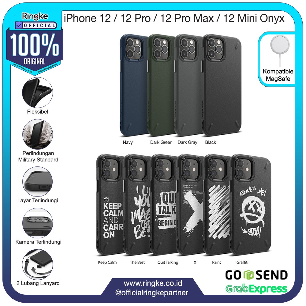 Jual Ringke IPhone 12 Mini 12 12Pro 12 Pro Max Onyx X Softcase