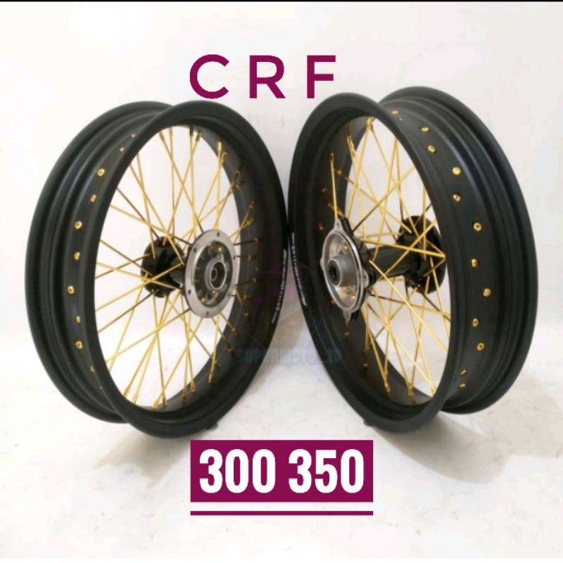 Jual Sepaket Velg Supermoto Wr Klx Bf D Tracker Honda Crf