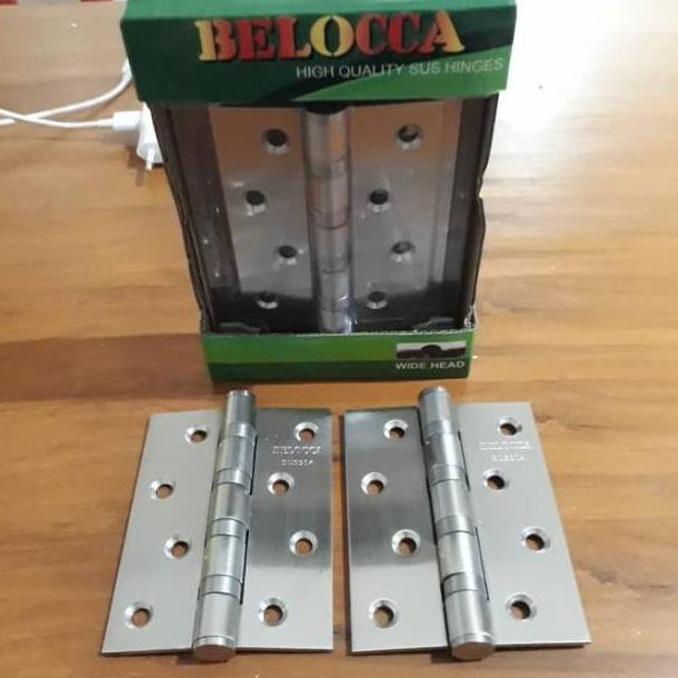 Jual Promosi Belocca Engsel Pintu Tebal Stainless Sus Kode