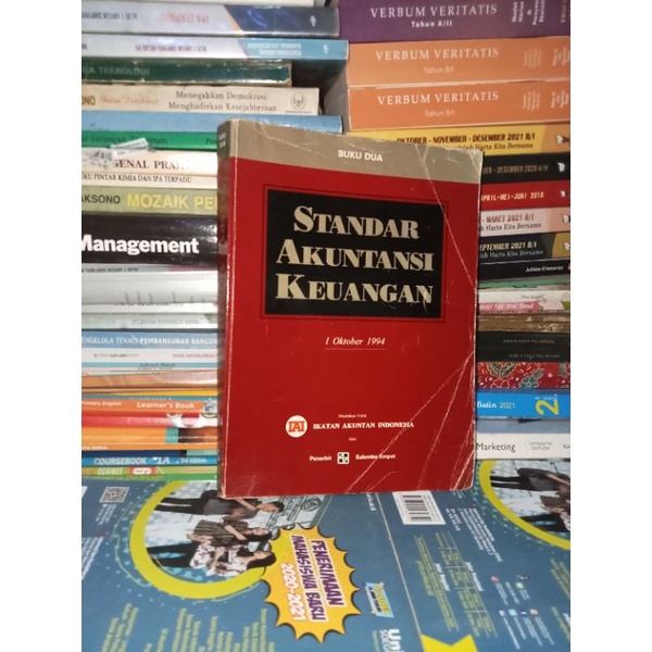 Jual Original Buku Standar Akuntansi Keuangan 1 Oktober 1994 Buku Dua