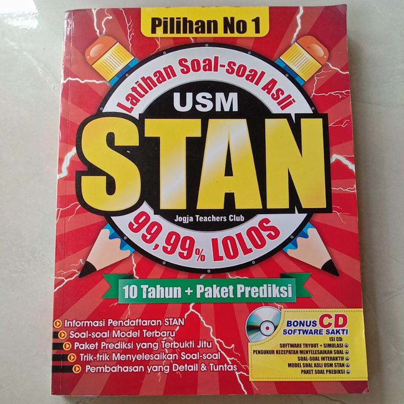 Jual Latihan Soal Soal Asli USM STAN 99 99 Lolos Original Shopee